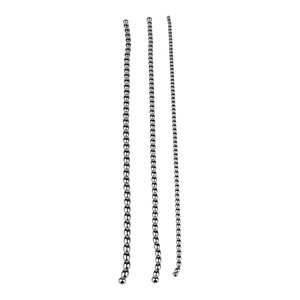 FRRK Tapón Uretral Metálico con Cadena de Gránulos de Arroz, Estimulador de Masaje de Próstata, Juguete Sexual para Hombres, Masturbación Uretral, Ojo de Caballo - Product Image 4