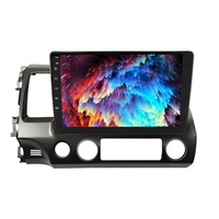 Autoradio Android 15 avec écran OLED, résolution HD, GPS, CarPlay, Android Auto / WiFi, écran tactile pour Honda Civic 2008-2011