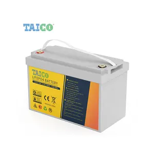 Lifepo4-batería de litio solar de 12V, personalizada, 100ah, 120Ah, 150Ah, 200Ah, 250Ah, RV, 200Ah, con BT