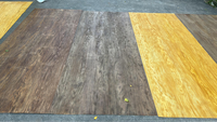 Carrelage flexible en porcelaine imitation bois MCM modifié, antidérapant et résistant aux acides, pour salon