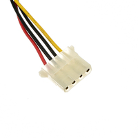 Adaptor Micro JST 1.25 4P Male/Female Berisolasi PVC 12V 200mm Kabel Konduktor Tembaga Berlapis Timah untuk Kabel Listrik Rumah