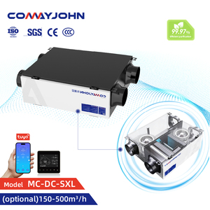 ระบบควบคุมเครื่องปรับอากาศ COMAYJOHN MC-DC-SXL สำหรับอพาร์ทเมนต์ ระบบระบายอากาศกลางแบบอากาศบริสุทธิ์พร้อมระบบกู้คืนความร้อน - Product Image 1