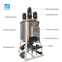 Cuve de mélange en acier inoxydable pour ligne de traitement de liquides, mélangeur de liquides à grande vitesse, cuve de mélange résistante à la corrosion
