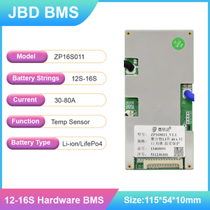 نظام إدارة بطارية ليثيوم JBD 30A 40A 50A 60A 80A <span class=keywords><strong>LiFePO4</strong></span> 12s <span class=keywords><strong>13s</strong></span> 14s 16s <span class=keywords><strong>bms</strong></span> 60v مع NTC - Product Image 2