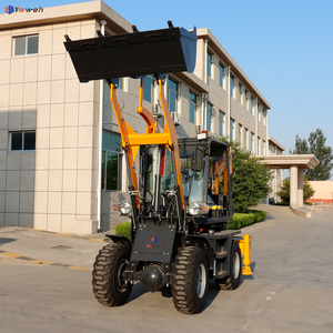 Yaweh Free Shipping <b>Small</b> Backhoe New Model Earth-moving Machinery 4x4 Mini <b>Wheels</b> for Sale 4x4 Mini <b>Wheels</b> Backhoe - Product Image 6