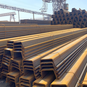 U Loại C9 E22 C14 Thép Tấm Cọc 12M H2607 Thép Tấm Cọc Cho Kiểm Soát Lũ Lụt Tường Cầu Cofferdams - Product Image 3