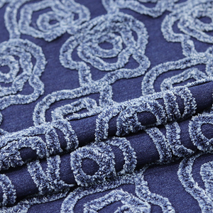 Nuovo Arrivo Tessuto Denim Stile 3D con Fiori di Rosa per Jeans, Giacche, Tute, Pantaloni in <span class=keywords><strong>Pizzo</strong></span>, Tessuto Denim Ricamato - Product Image 2