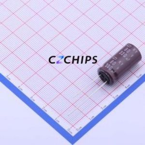 Condensador Electrolítico de Aluminio de Orificio Pasante EKY-800ELL331MK25S, Orificio Pasante, D12.5xL25mm 330uF 20% 80V 1.25A-100kHz - Product Image 1
