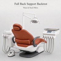Fauteuil dentaire électrique haut de gamme, unité dentaire haute performance Detes S2 STANDARD, système de contrôle intelligent, métal et plastique, OEM