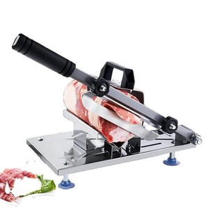 Cortador Manual de Carne, Verduras y Frutas Congeladas de Acero Inoxidable para Hot Pot, Shabu y BBQ Casero - Ideal para Carne de Res y Cordero - Product Image 1