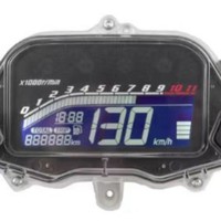 Boyang untuk CG160 Titan Pasar Brasil Speedometer Upgrade Meter Motor Digital LCD Baru 12V Plastik dengan Garansi 6 Bulan