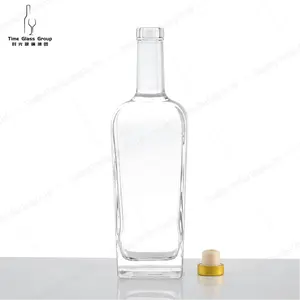 High Quality 750ml Glass Bottle for Vodka Elegant Packaging for Liquor Brands