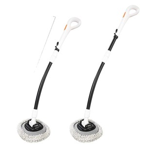 Curved <b>Handle</b> Car Wash <b>Mop</b> With Soft Bristles Telescopic Brush For Vehicle Cleaning - Product Image 1