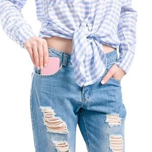 Miroir de poche portable avec logo personnalisé, miroir de maquillage compact pliable de voyage avec lumière LED, grossissement 2X, miroir LED - Product Image 5