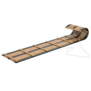 Toboggan <span class=keywords><strong>en</strong></span> <span class=keywords><strong>bois</strong></span> pour adultes et enfants, 6 pieds - Product Image 1