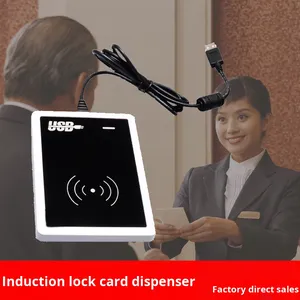 Hệ THỐNG QUẢN LÝ KHÁCH SẠN Pro đầu đọc thẻ USB V9-T557 airbnb Nhà Văn căn hộ thông minh phần mềm quản lý khách sạn đầu đọc thẻ RFID - Product Image 2