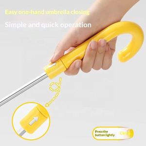 Parapluie scolaire transparent OEM pour enfants, sécurité renforcée, ouverture automatique, 8 baleines anti-pincement, ouverture/fermeture automatiques, poignée droite - Product Image 3
