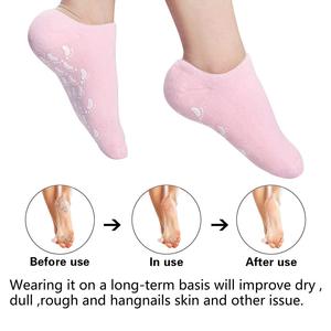 Chaussettes hydratantes <span class=keywords><strong>pour</strong></span> semelles, gel <span class=keywords><strong>pour</strong></span> talons, chaussettes de spa <span class=keywords><strong>pour</strong></span> réparer et adoucir les peaux sèches et gercées des <span class=keywords><strong>pieds</strong></span> - Product Image 5