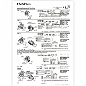 ชิ้นส่วนนิวเมติก SS3YJ3-S42-05-M5นิวเมติก SMC - Product Image 1