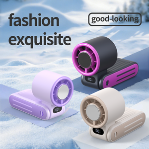 Hxtc88 Nuevo Ventilador Portátil Plegable de Mano con Refrigeración por Aire, Recargable por USB, Mini Ventilador Turbo con Enfriador de Hielo y Cordón para <span class=keywords><strong>el</strong></span> Cuello - Product Image 2