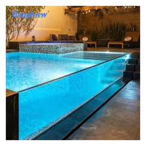 40Mm 50Mm 80Mm Acrylic Pool Plexiglass Hồ Bơi Trong Nhà Và Ngoài Trời Kính Bơi - Product Image 1