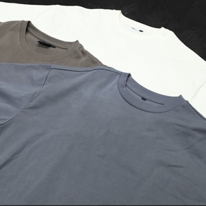 Men's T-shirts Wholesale Summer Custom <b>Logo</b> Distressed Plain print Casual 100% Cotton 300gsm Heavyweight T-shirts - Product Image 1