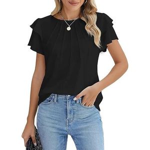 T-shirt à manches courtes ajusté à cordon de serrage avec imprimé peinture à l'huile Euro-Chic - Haut indépendant sexy et polyvalent pour femmes - Product Image 2