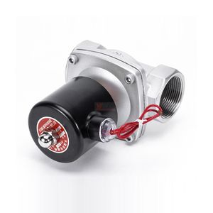 Válvula Solenoide de Rosca Hembra Recta de Acero Inoxidable 2W 304 316 de Latón de Dos Vías Npt Bsp AC220V DC24V Normalmente Cerrada para Agua, Aceite y Gas - Product Image 3