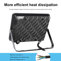 Reflector LED para Exteriores de Alta Eficiencia 50W/100W/150W/200W, Impermeable IP65, para Estadios Deportivos, Reflector de Alta Gama