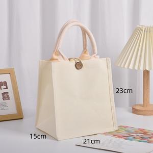 Borsa Tote Ecologica in Cotone Naturale Riutilizzabile per la Spesa con Logo Personalizzato - Product Image 4