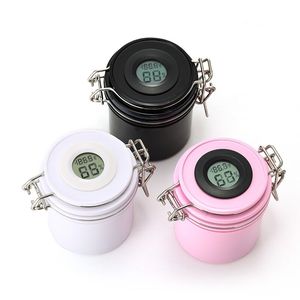 Conteneur de stockage de colle à cils en plastique personnalisé avec hygromètre et réservoir de contrôle d'humidité - Product Image 2
