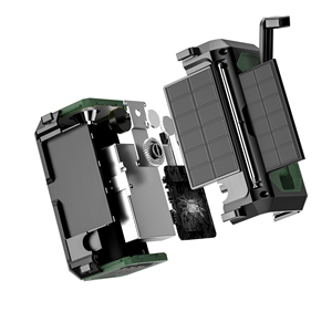 <span class=keywords><strong>Radio</strong></span> de Emergencia Portátil AM/FM con Manivela, <span class=keywords><strong>Radio</strong></span> Meteorológica con <span class=keywords><strong>Radio</strong></span> por Internet, Carga USB y Pantalla LCD - Product Image 6