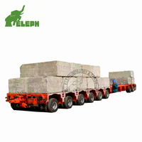 Remorques modulaires Cometto 50-500T, semi-remorque à plateau bas flexible pour le transport de machines lourdes