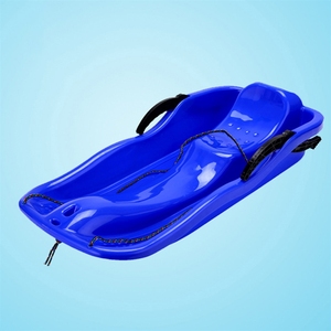 Vente en gros directe d'usine, <span class=keywords><strong>luge</strong></span> en plastique personnalisée avec corde de traction et frein de sécurité, toboggan - Product Image 5