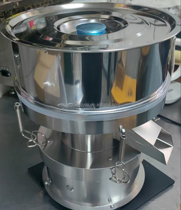 Petite machine de tamisage automatique vibrante de table pour le traitement industriel des aliments en poudre avec tamis à mailles de 80 mesh - Product Image 6