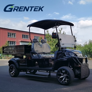 รถกอล์ฟไฟฟ้า GRENTEK 2 ที่นั่ง พร้อมกล่องเก็บสัมภาระ โครงเหล็ก สำหรับสนามกอล์ฟและถนนที่ไม่เป็นสาธารณะ - Product Image 2