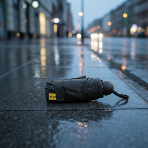 Mini Paraguas de Bolsillo Plegable de 5 Secciones, Varillas de Aleación, 190T, Lindo Logotipo Personalizado, Doble Uso, Protección Solar y Lluvia, Revestimiento Negro UV, Regalos Empresariales - Product Image 2