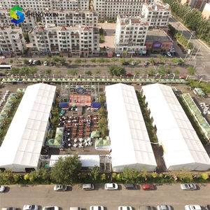 Offerta Speciale: Grande Capannone Temporaneo Prefabbricato in Alluminio 30x40m, Resistente, in PVC, per Sport, Esposizioni e Uso Industriale - Product Image 1