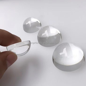 मैग्नीफाइंग ग्लास क्रिस्टल हाफ बॉल रीडिंग ऐक्रेलिक पेपरवेट ब्लॉक - Product Image 3