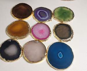 Paleta de piedra de cristal natural puro para extensión de pestañas, soporte para pestañas, paletas de piedras coloridas - Product Image 5