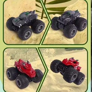 Chó sói và tê giác xe tải Quái Vật chế độ kép 2.4G Điều khiển vô tuyến với một cú nhấp chuột phun ra khỏi đường RC xe đồ chơi với ABS cơ thể cho trẻ em - Product Image 4