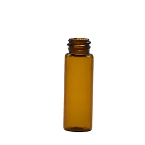 Wholesale 3ml clear and brown glass vial borosilicate material screw neck