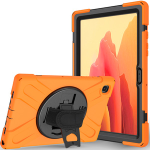Funda de silicona a prueba de golpes con soporte giratorio y correa de hombro para <span class=keywords><strong>Samsung</strong></span> <span class=keywords><strong>Galaxy</strong></span> <span class=keywords><strong>Tab</strong></span> <span class=keywords><strong>A7</strong></span>, 10,4 pulgadas, 2020, T500, T505 - Product Image 2