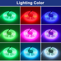 Bande LED COB adressable 12V 24V WS2811 blanc noir PCB Dream Color 720LED RGB-IC Pixel SPI FOB LED Tape