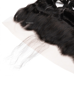 13*4 lỏng lẻo sâu sóng ren phía trước 100% Trinh Brazil Remy tóc dệt máy Đôi sợi ngang 100G HD ren đóng cửa - Product Image 3