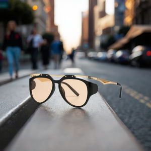 Gafas de Sol Cuadradas con Marco Metálico Geométrico Unisex LH165, Protección UV400 Antideslumbrante, Modelo de Éxito en Comercio Exterior - Product Image 1