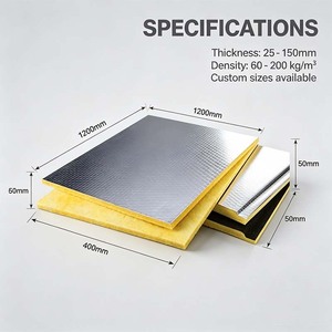 Pannello Isolante in Lana di Vetro Riciclato Sostenibile <span class=keywords><strong>per</strong></span> Architetti Ecosostenibili che Mirano alla Certificazione LEED - Product Image 6