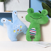 Coussin en peluche mignon de dessin animé, rembourré en coton PP, pour décoration intérieure, marque YIZHAI, option logo personnalisé