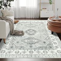 Tapis de style ethnique pour chambre à coucher américain rétro étude tapis de sol antidérapant bohême salon décoration tapis lavable tapis de salon