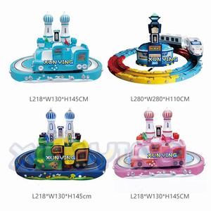 Parco divertimenti a gettoni per bambini giro sul treno ferroviario piccolo treno del castello in vendita - Product Image 5